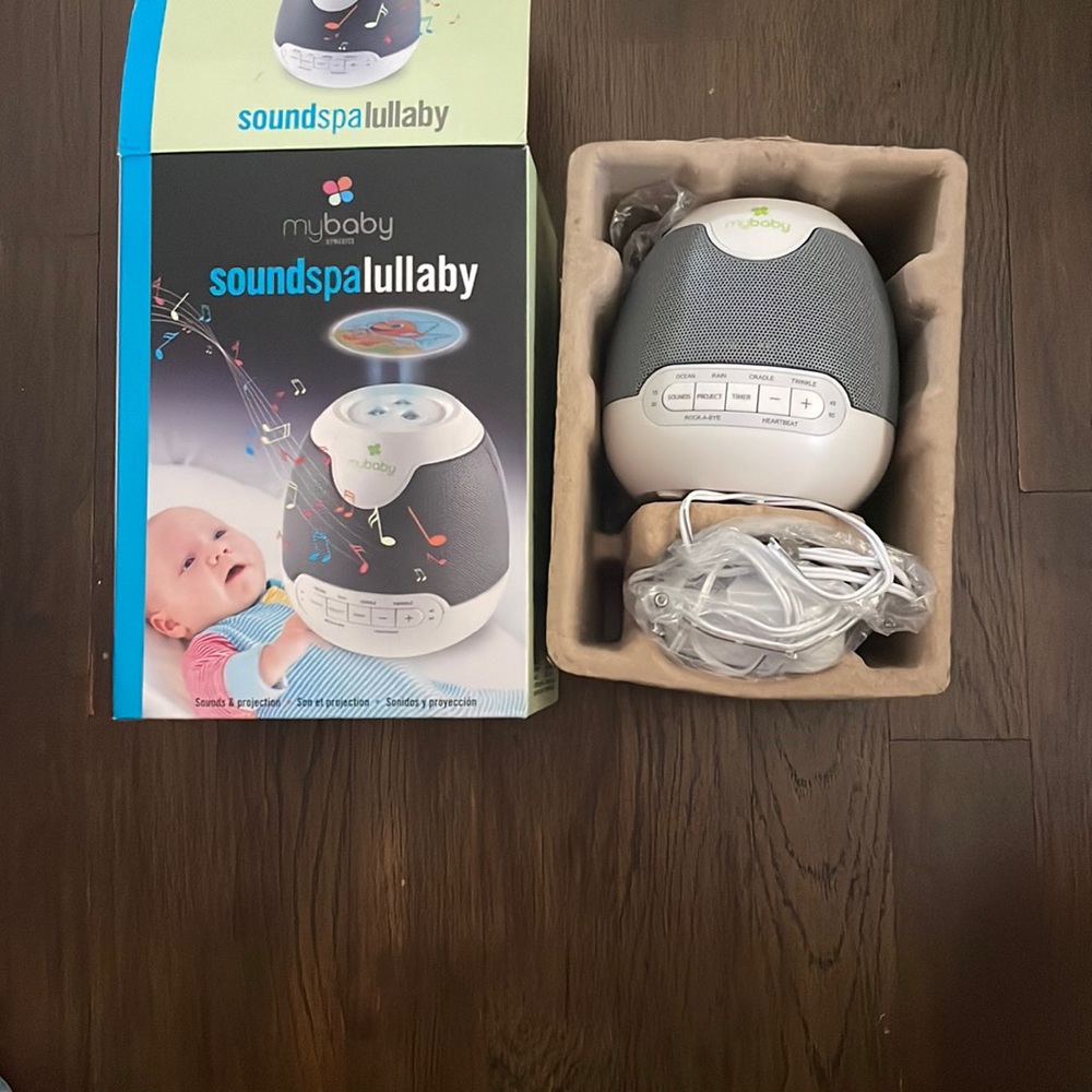 Sound spa light for babies